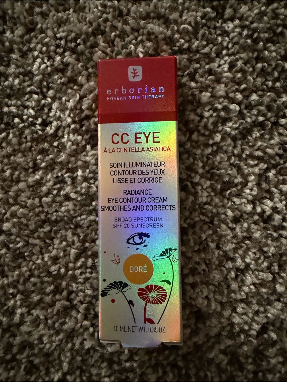 Erborian CC Eye Radiance Eye Contour Cream - Dore (Gold)